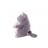 Мягкая игрушка Lapkin Толстый Кот 33 см., серый