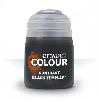 Баночка с краской Contrast: Black Templar / Черный Храмовник (18 мл.)