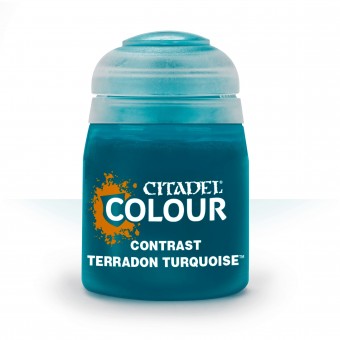 Баночка с краской Contrast: Terradon Turquoise / Террадон Бирюзовый (18 мл.)
