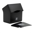 коробочка BlackFire (горизонтальная, пластиковая, на 80+ карт): чёрная