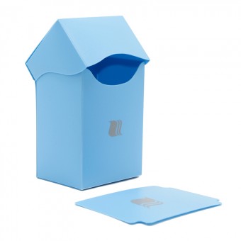 коробочка BlackFire (пластиковая, на 80+ карт): светло-синяя
