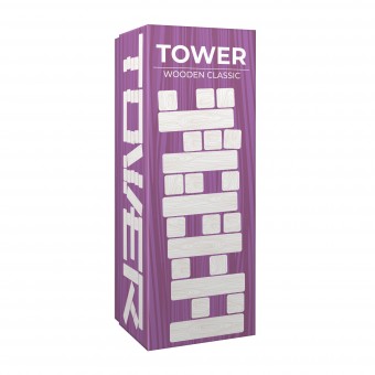 настольная игра Башня / Tower (4 бруска в ряд, коллекционная серия)