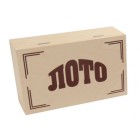 настольная игра Русское Лото Классическое, в светлом деревянном боксе настольная игра Русское Лото Классическое, в светлом деревянном боксе