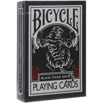 карты для покера Bicycle Black Tiger