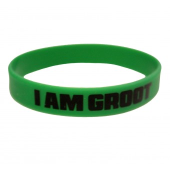 браслет силиконовый Стражи Галактики / I am Groot (зелёный)