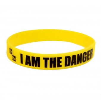 браслет силиконовый I am the Danger (жёлтый)