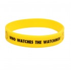 браслет силиконовый Хранители / Who watches the watchmen (жёлтый)