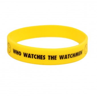 браслет силиконовый Хранители / Who watches the watchmen (жёлтый)
