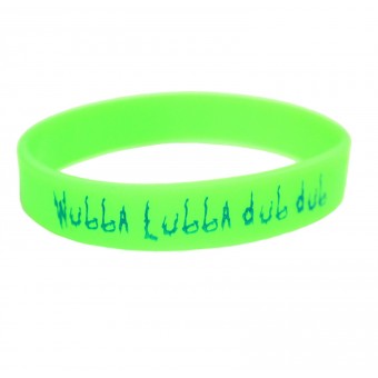 браслет силиконовый Рик и Морти / Wubba Lubba Dub Dub (зелёный)