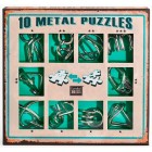 Набор из 10 металлических головоломок (Зеленый) / Metal Puzzles green set Набор из 10 металлических головоломок (Зеленый) / Metal Puzzles green set