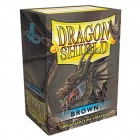 Протекторы Dragon Shield (66 х 91 мм., 100 шт.): Коричневые Протекторы Dragon Shield (66 х 91 мм., 100 шт.): Коричневые