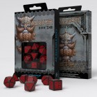 Набор из 7 кубиков Гномьи / Dwarven Dice (черно-красные) Набор из 7 кубиков Гномьи / Dwarven Dice (черно-красные)