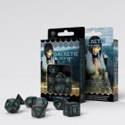 Набор из 7 кубиков Галактические / Galactic Dice (черно-голубые) Набор из 7 кубиков Галактические / Galactic Dice (черно-голубые)