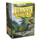 Протекторы Dragon Shield (66 х 91 мм., 100 шт.): Olive / Оливковые матовые Протекторы Dragon Shield (66 х 91 мм., 100 шт.): Olive / Оливковые матовые