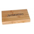 настольная игра Домино в деревянной коробке настольная игра Домино в деревянной коробке