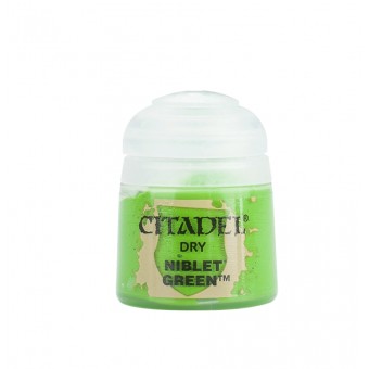 Баночка с краской Dry: Niblet Green / Ниблетский Зеленый (12 мл.)