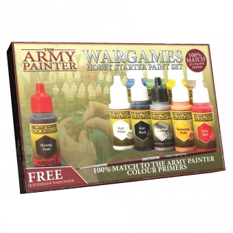 Набор Базовых красок для покраски миниатюр Army Painter /  Warpaints Starter Paint Set