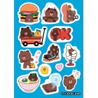 стикеры Stickers.one: Brown Bear / Бурый Медведь (лист А5)