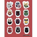 стикеры Stickers.one: MARVOWL / Совы-супрегерои (лист А5) стикеры Stickers.one: MARVOWL / Совы-супрегерои (лист А5)