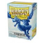 Протекторы Dragon Shield (66 х 91 мм., 100 шт.): Clear Blue / Прозрачно-голубые матовые Протекторы Dragon Shield (66 х 91 мм., 100 шт.): Clear Blue / Прозрачно-голубые матовые