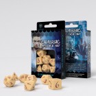 Набор из 7 кубиков для РПГ классические / Classic RPG Dice Set (бежево-бордовые) Набор из 7 кубиков для РПГ классические / Classic RPG Dice Set (бежево-бордовые)