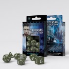 Набор из 7 кубиков для РПГ классические / Classic RPG Dice Set (оливково-белые) Набор из 7 кубиков для РПГ классические / Classic RPG Dice Set (оливково-белые)