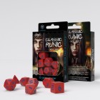 Набор из 7 кубиков классические резные / Classic Runic Dice Set (красно-голубые) Набор из 7 кубиков классические резные / Classic Runic Dice Set (красно-голубые)