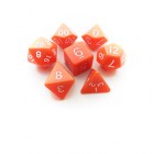 Набор из 7 кубиков для D&D: Оранжевый Набор из 7 кубиков для D&D: Оранжевый