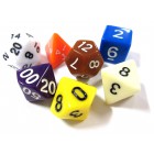 Набор из 7 кубиков для D&D: Разноцветный Набор из 7 кубиков для D&D: Разноцветный