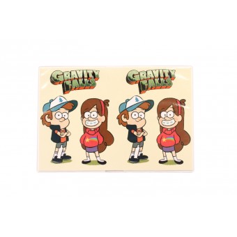 Обложка на паспорт Гравити Фолз (Диппер и Мейбл) / Gravity Falls