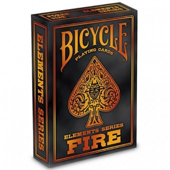 карты для покера Bicycle Elemental Series. Fire / Пламя