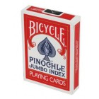 карты для игры Pinochle Bicycle Poker-size Крупный индекс (в ассортименте, НЕ покерные)