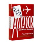 карты для покера Aviator. Покерный размер, большой индекс (красные) карты для покера Aviator. Покерный размер, большой индекс (красные)