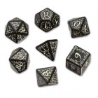 Набор из 7 кубиков Эльфийские / Elven Dice (чёрно-белые) Набор из 7 кубиков Эльфийские / Elven Dice (чёрно-белые)