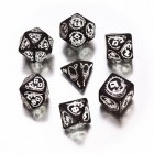 Набор из 7 кубиков Драконьи / Dragons Dice (чёрно-белые) Набор из 7 кубиков Драконьи / Dragons Dice (чёрно-белые)
