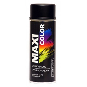 Грунтовка-спрей для миниатюр Maxi Color / Черная