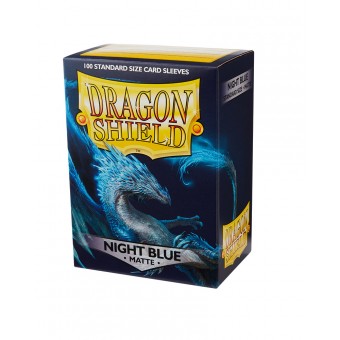 протекторы Dragon Shield (66 х 91 мм., 100 шт.): Night Blue Matte / Темно-синие матовые