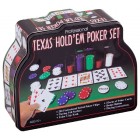 покерный набор Partida на 200 фишек с номиналом в жестяной коробке