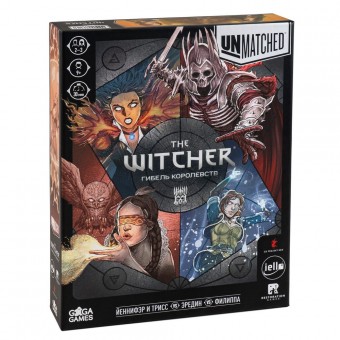 настольная игра Unmatched. Witcher / Ведьмак. Гибель королевств