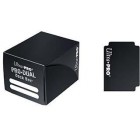 Коробочка Ultra-Pro Pro Dual (пластиковая, на 120 карт) Черная Коробочка Ultra-Pro Pro Dual (пластиковая, на 120 карт) Черная