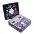 покерный набор Partida на 100 фишек с номиналом в жестяной коробке
