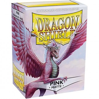протекторы Dragon Shield (66 х 91 мм., 100 шт.): Pink Matte / Розовые матовые