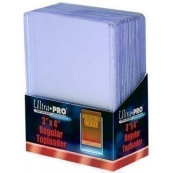 протекторы Ultra-Pro Clear Regular Toploader (жёсткие, для хранения и пересылки карт, 63,5 х 88,9 мм., 25 шт.)