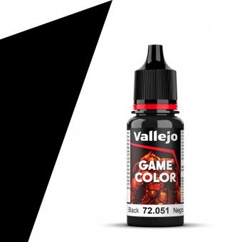 Баночка с краской Vallejo Game Color 72.051 Black