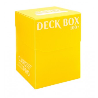 коробочка Card-Pro (пластиковая, на 100+ карт): жёлтая